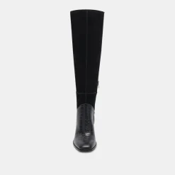 DOLCE VITA Boots & Booties*Fynn Boots Black Multi Embossed Leather