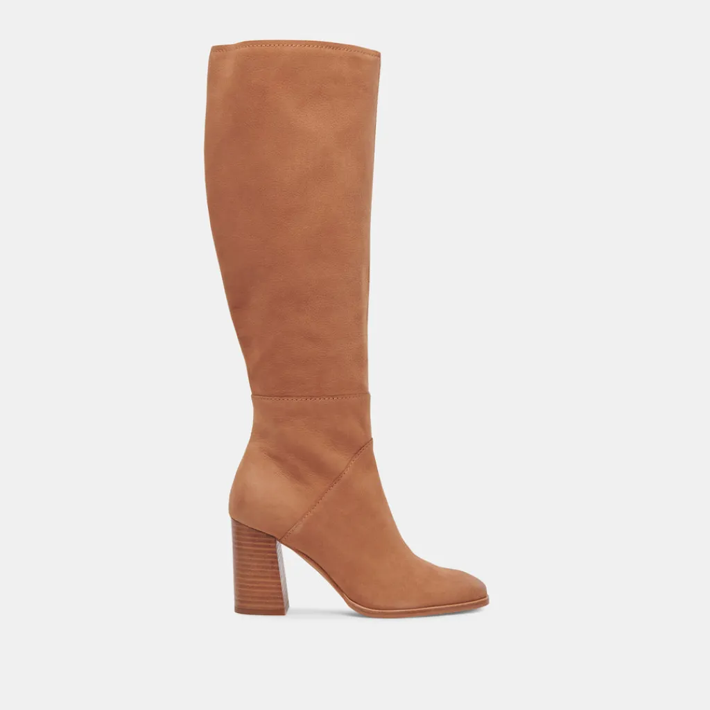 DOLCE VITA Boots & Booties*Fynn Wide Calf Boots Brown Nubuck