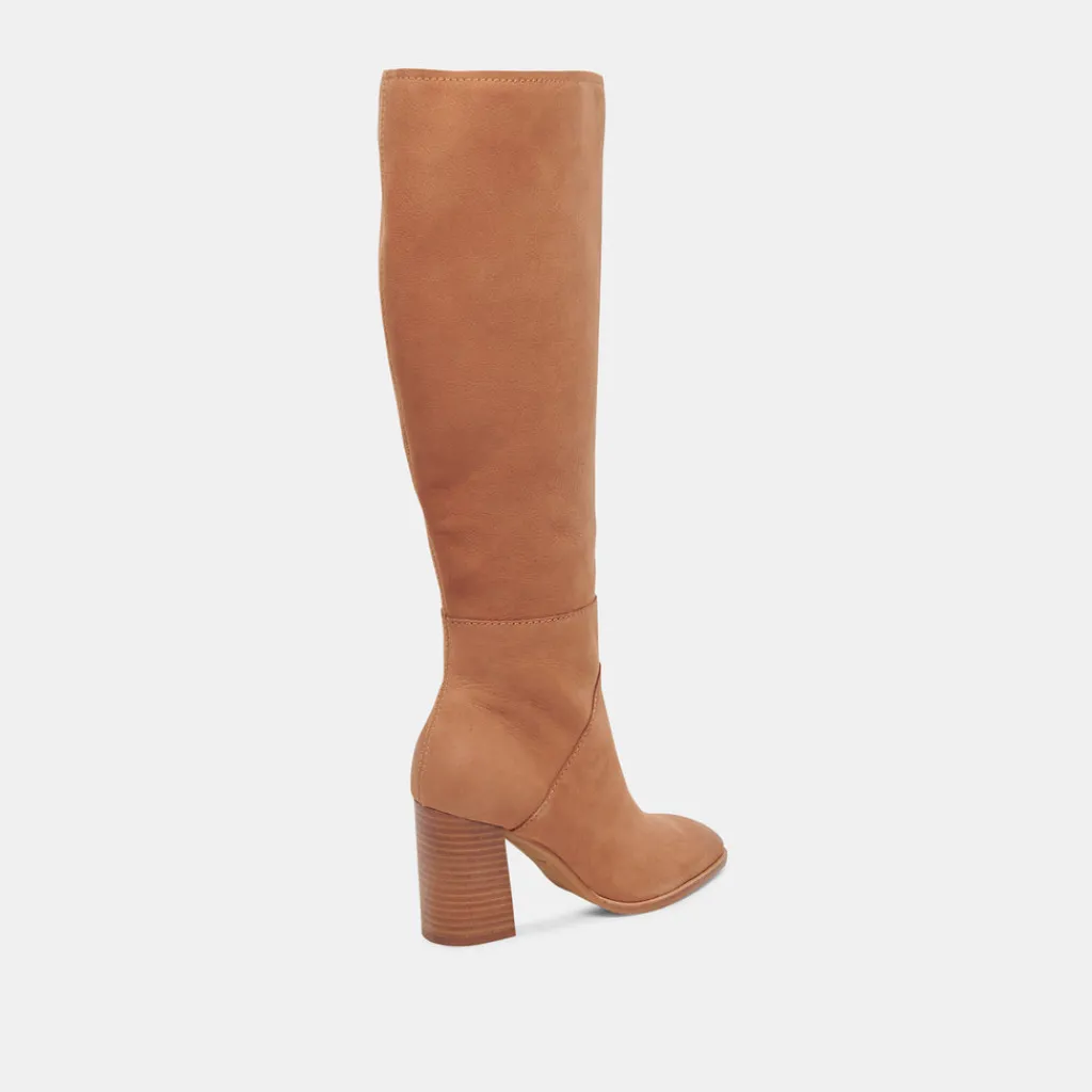 DOLCE VITA Boots & Booties*Fynn Wide Calf Boots Brown Nubuck