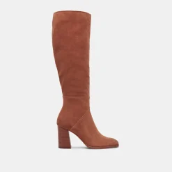 DOLCE VITA Boots & Booties*Fynn Wide Calf Boots Dk Brown Suede