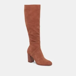 DOLCE VITA Boots & Booties*Fynn Wide Calf Boots Dk Brown Suede