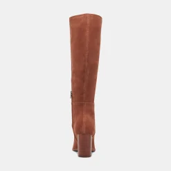 DOLCE VITA Boots & Booties*Fynn Wide Calf Boots Dk Brown Suede