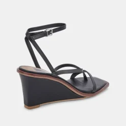 DOLCE VITA Wedges*Gemini Wedges Black Leather