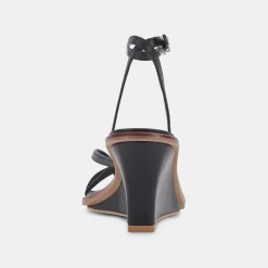 DOLCE VITA Wedges*Gemini Wedges Black Leather