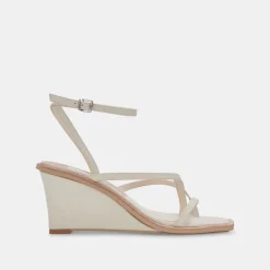 DOLCE VITA Wedges*Gemini Wedges Ivory Leather
