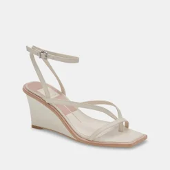 DOLCE VITA Wedges*Gemini Wedges Ivory Leather