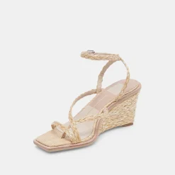 DOLCE VITA Wedges*Gemini Wedges Lt Natural Raffia