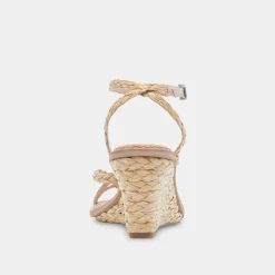 DOLCE VITA Wedges*Gemini Wedges Lt Natural Raffia