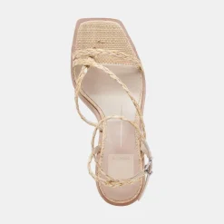 DOLCE VITA Wedges*Gemini Wedges Lt Natural Raffia