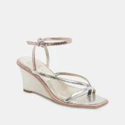 DOLCE VITA Wedges*Gemini Wedges Metallic Multi Crackled Stella
