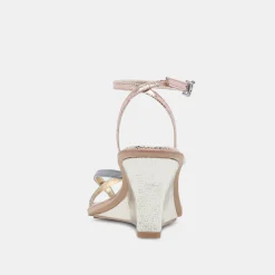 DOLCE VITA Wedges*Gemini Wedges Metallic Multi Crackled Stella