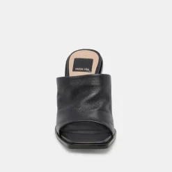 DOLCE VITA Wedges*Gilded Wedges Black Leather