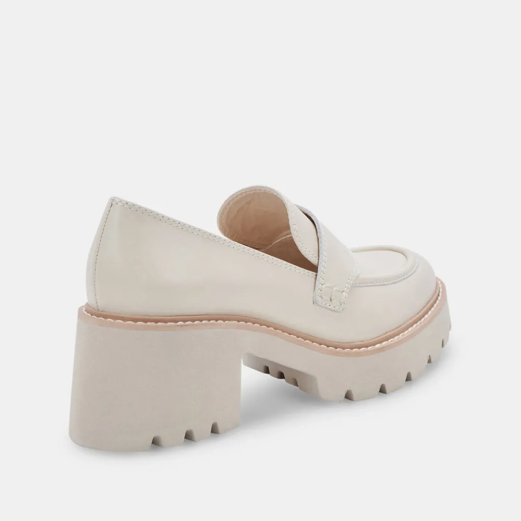 DOLCE VITA Flats & Loafers*Halona Loafers Ivory Leather
