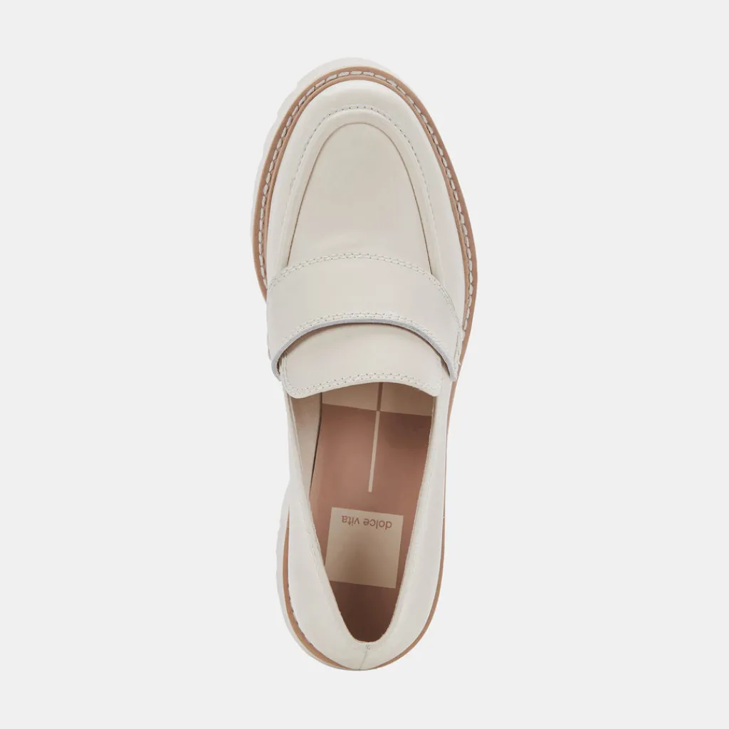 DOLCE VITA Flats & Loafers*Halona Loafers Ivory Leather
