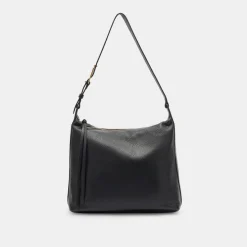 DOLCE VITA Handbags*Hana Shoulder Bag Black Leather