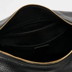 DOLCE VITA Handbags*Hana Shoulder Bag Black Leather