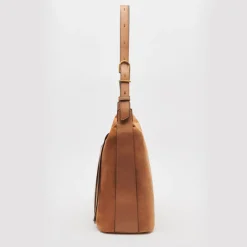 DOLCE VITA Handbags*Hana Shoulder Bag Rusty Oak Suede