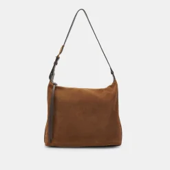DOLCE VITA Handbags*Hana Shoulder Bag Tobacco Suede