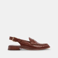 DOLCE VITA Flats & Loafers*Hardi Loafers Brown Crinkle Patent