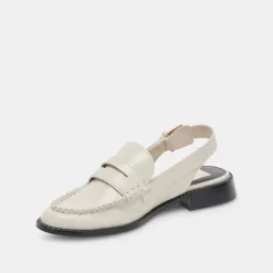 DOLCE VITA Flats & Loafers*Hardi Loafers Ivory Crinkle Patent