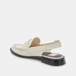 DOLCE VITA Flats & Loafers*Hardi Loafers Ivory Crinkle Patent