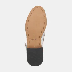 DOLCE VITA Flats & Loafers*Hardi Loafers Silver Crackled Leather
