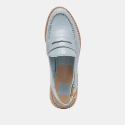 DOLCE VITA Flats & Loafers*Hardi Loafers Sky Blue Crinkle Patent