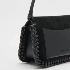 DOLCE VITA Handbags*Harper Shoulder Bag Black Suede