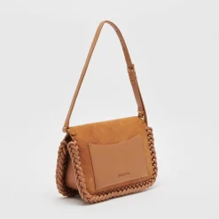 DOLCE VITA Handbags*Harper Shoulder Bag Rusty Oak Suede