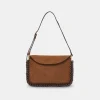 DOLCE VITA Handbags*Harper Shoulder Bag Tobacco Suede