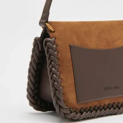 DOLCE VITA Handbags*Harper Shoulder Bag Tobacco Suede