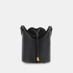 DOLCE VITA Handbags*Harriet Bucket Bag Black Snake Leather