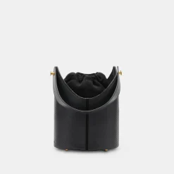 DOLCE VITA Handbags*Harriet Bucket Bag Black Snake Leather