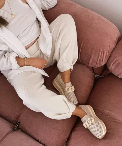 DOLCE VITA Sneakers*Jhenee Perforated Sneakers Sand Nubuck
