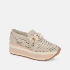 DOLCE VITA Sneakers*Jhenee Perforated Sneakers Sand Nubuck