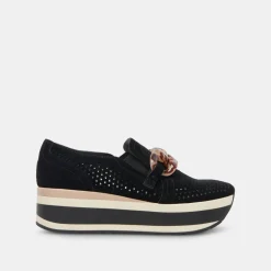 DOLCE VITA Sneakers*Jhenee Perforated Sneakers Onyx Suede