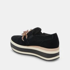 DOLCE VITA Sneakers*Jhenee Perforated Sneakers Onyx Suede