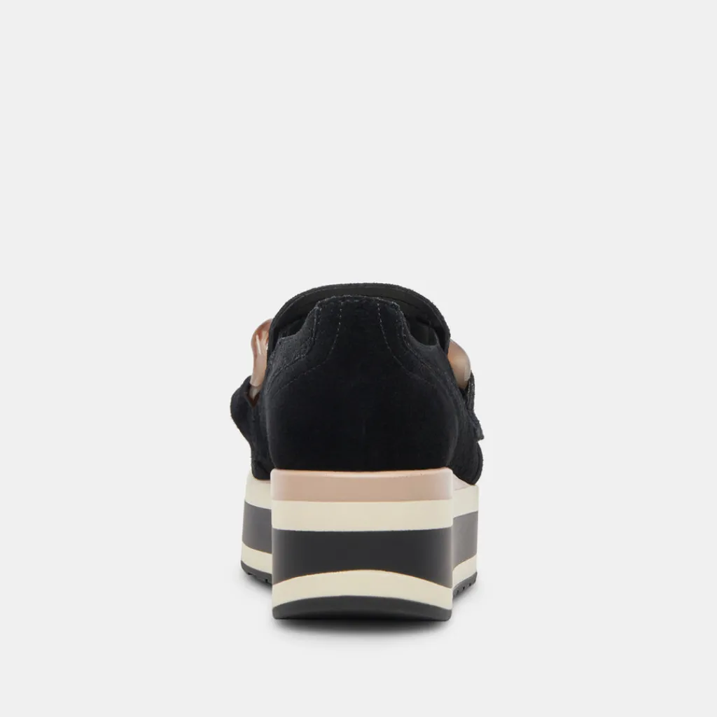 DOLCE VITA Sneakers*Jhenee Perforated Sneakers Onyx Suede