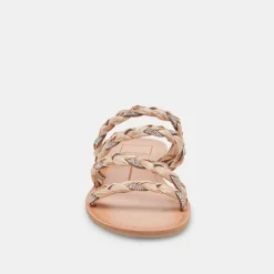 DOLCE VITA Sandals*Khloe Sandals Natural Rhinestone