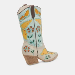 DOLCE VITA Boots & Booties*Lelou Boots Ivory Multi Leather