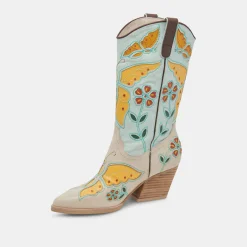 DOLCE VITA Boots & Booties*Lelou Boots Ivory Multi Leather