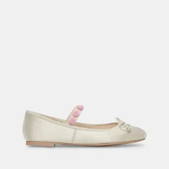 DOLCE VITA Flats & Loafers*Lilly Ballet Flats Ivory Multi Satin