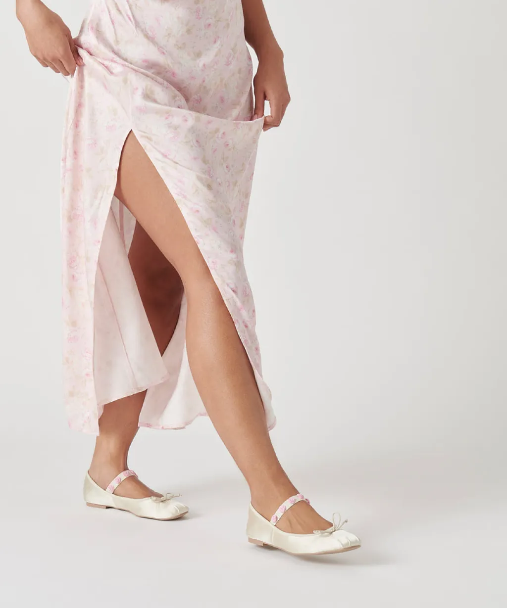 DOLCE VITA Flats & Loafers*Lilly Ballet Flats Ivory Multi Satin