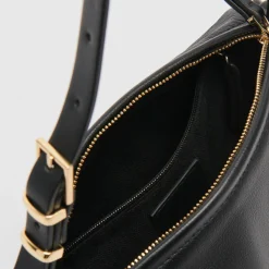 DOLCE VITA Handbags*Livi Shoulder Bag Black Leather