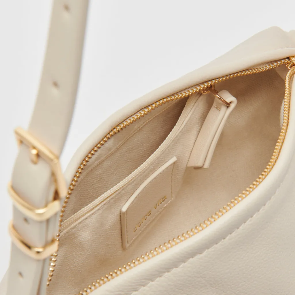 DOLCE VITA Handbags*Livi Shoulder Bag Ivory Leather