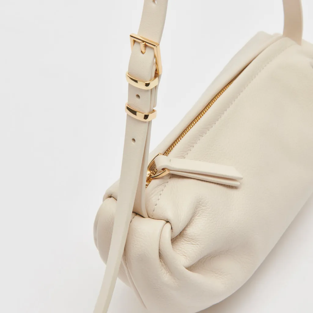 DOLCE VITA Handbags*Livi Shoulder Bag Ivory Leather