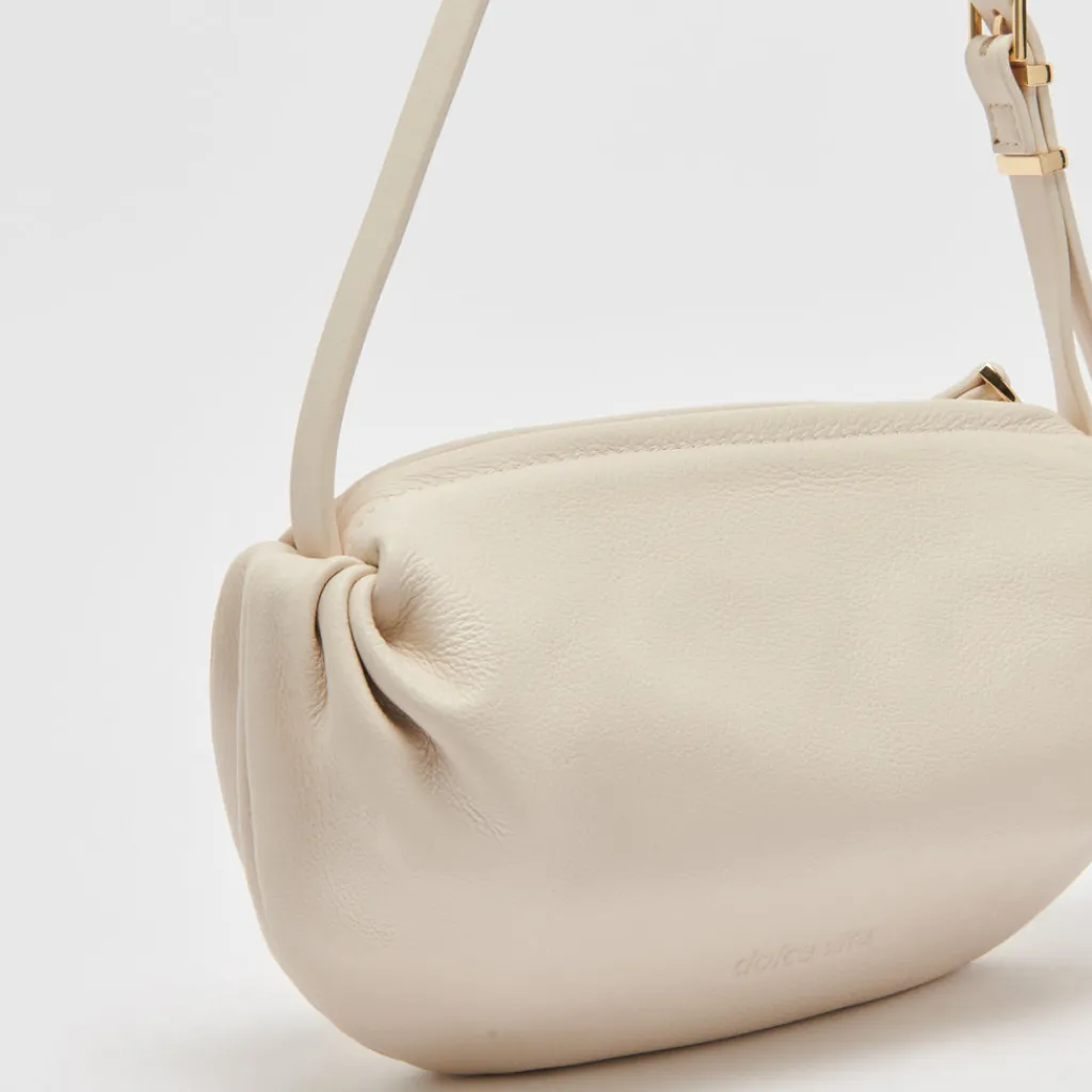 DOLCE VITA Handbags*Livi Shoulder Bag Ivory Leather