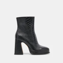 DOLCE VITA Boots & Booties*Lochly Boots Noir Embossed Leather