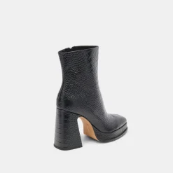 DOLCE VITA Boots & Booties*Lochly Boots Noir Embossed Leather