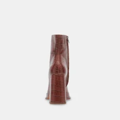 DOLCE VITA Boots & Booties*Lochly Boots Walnut Embossed Leather